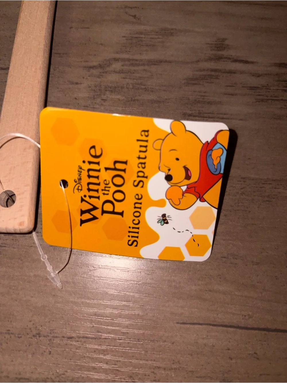 🏝️🎉 Disney Winnie the Pooh Mini Wooden Spatula NWT Kitchen Utensil
